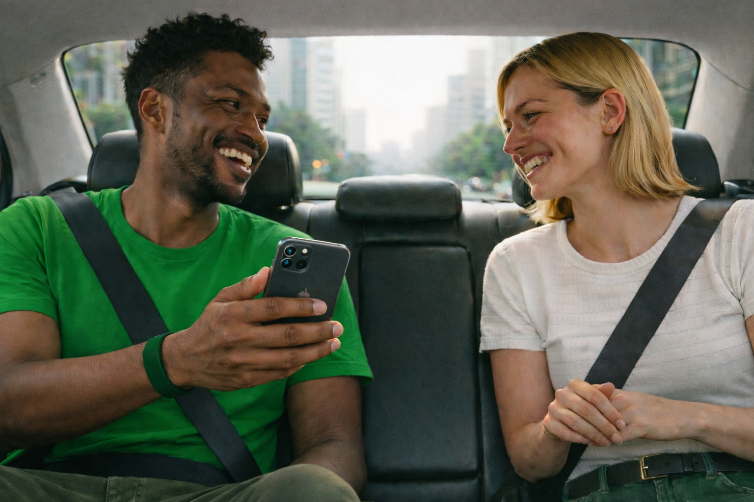 Amigos usando o PhizChat